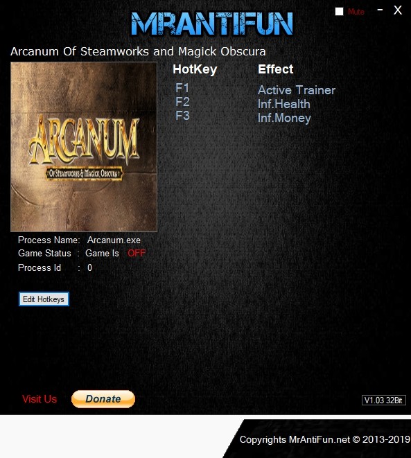 Трейнер +2 для версии от 20.01.2019 от MrAntiFun