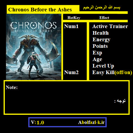 Трейнер +7 для версии 1.0 от Abolfazl.k