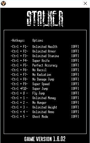 Трейнер +16 для версии 1.6.02 от LIRW GHL
