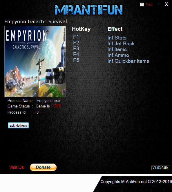 Трейнер +5 для версии 9.1.0.2137 от MrAntiFun