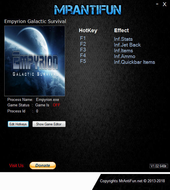 Трейнер +5 для версии 9.0.3.2086 от MrAntiFun