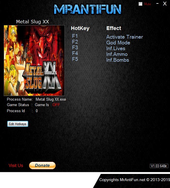 Трейнер +4 для версии 1.0 от MrAntiFun