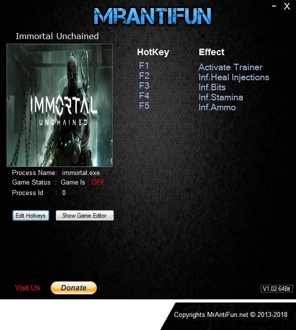 Трейнер +4 для версии от 14.09.2018 от MrAntiFun