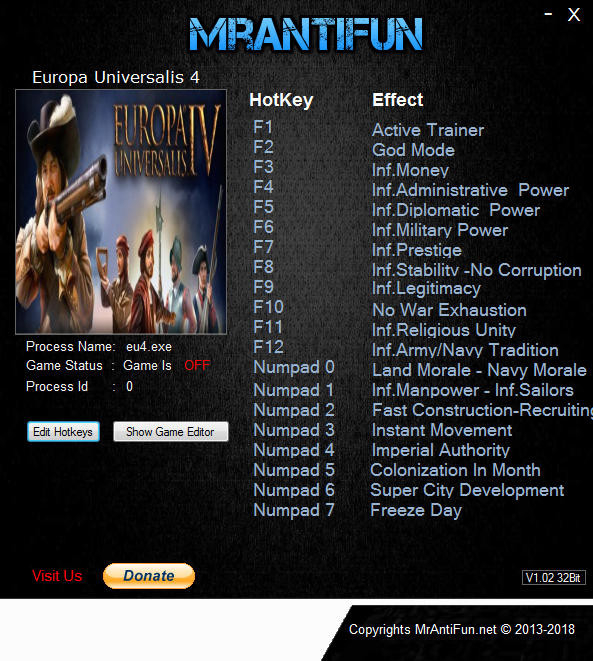 Трейнер +25 для версии 1.26.0.0 от MrAntiFun