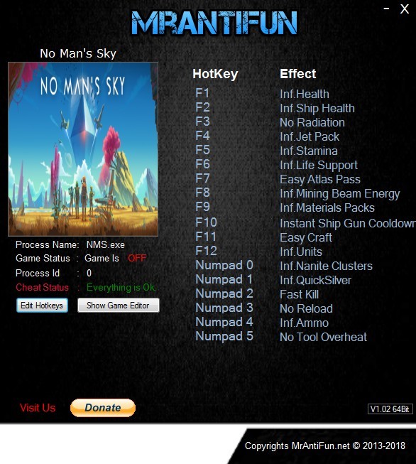 Трейнер +18 для версии 1.55 от MrAntiFun