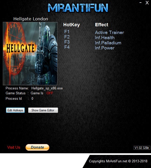 Трейнер +3 для версии 2.1.0.4 от MrAntiFun