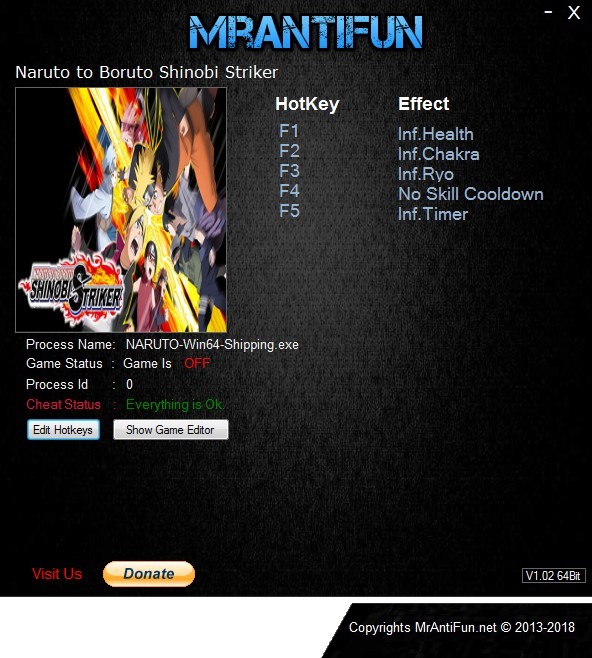 Трейнер +5 для версии 1.03.20 от MrAntiFun