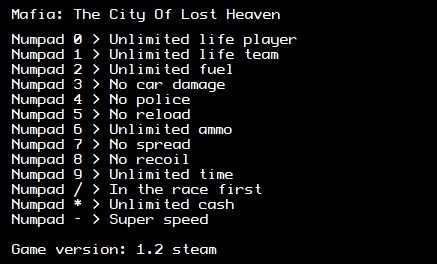 Трейнер +13 для версии 1.2 (Steam) от LIRW / GHL