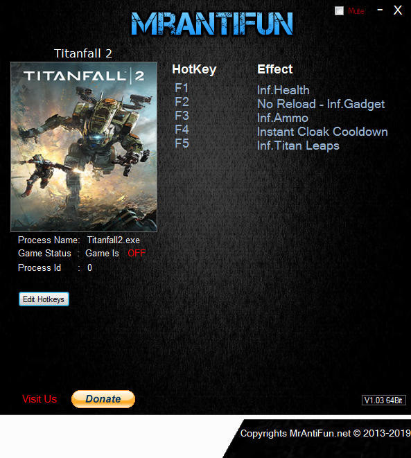 Трейнер +6 для версии 2.0.11 от MrAntiFun