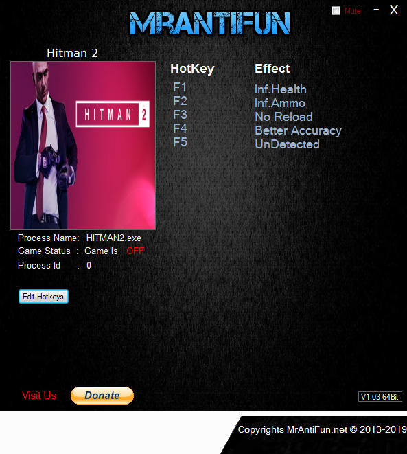 Трейнер +5 для версии от 03.02.2019 от MrAntiFun