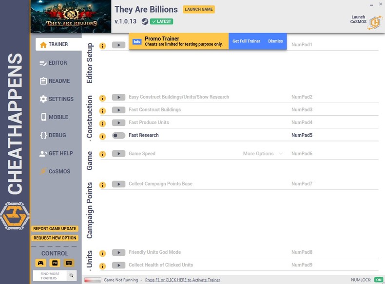 Трейнер +29 для версии 1.0.13 от CheatHappens.com