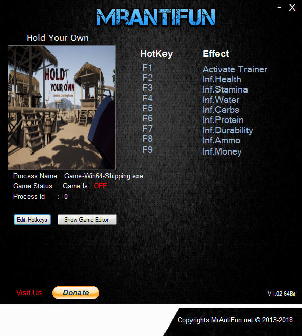 Трейнер +8 для версии 8.2 от MrAntiFun