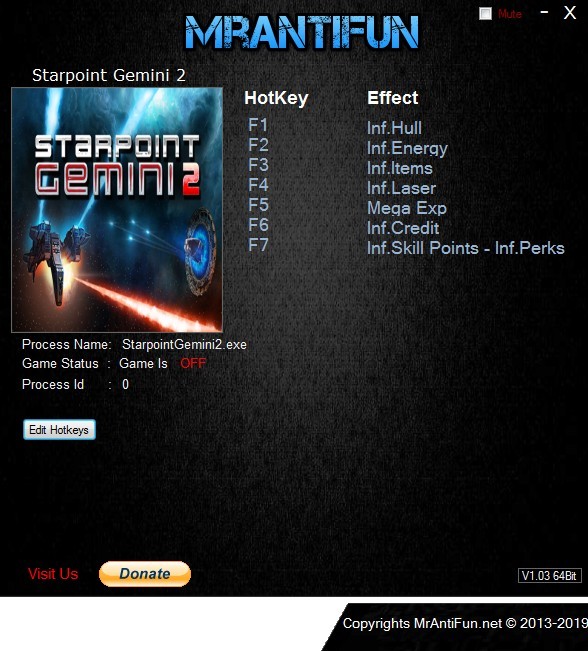 Трейнер +8 для версии 3.0.0.0.1 от MrAntiFun
