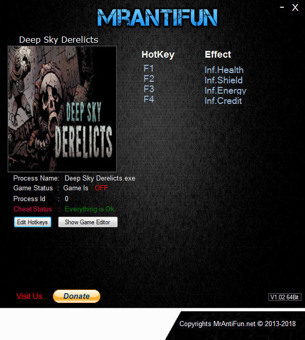 Трейнер +4 для версии 1.00 от MrAntiFun