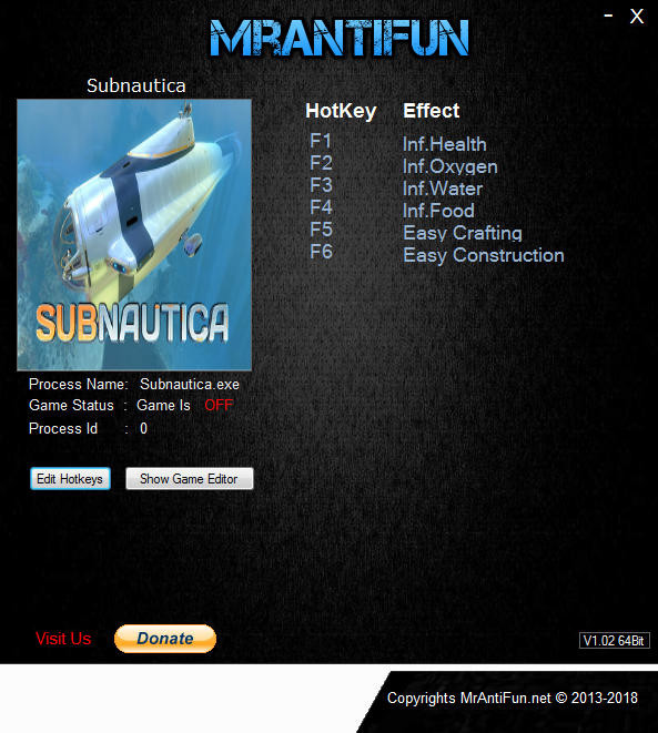 Трейнер +6 для версии Build 61056 от MrAntiFun