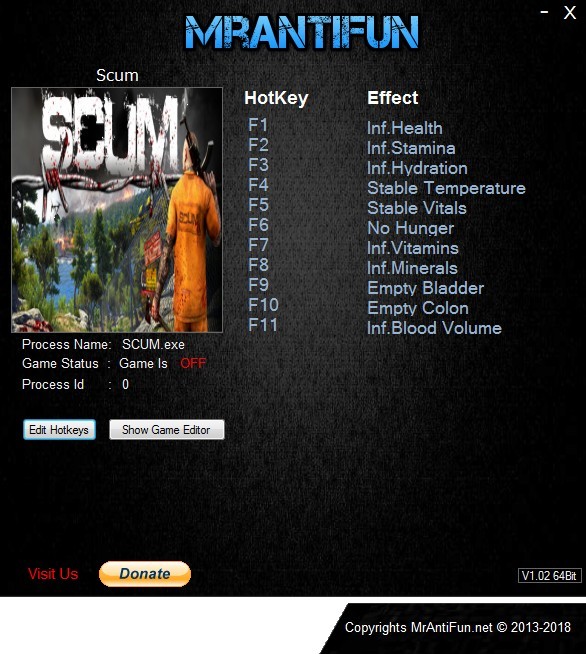 Трейнер +11 для версии 0.1.27.12125 от MrAntiFun