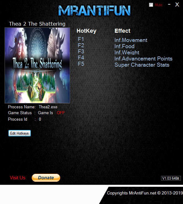 Трейнер +5 для версии 2.0115 от MrAntiFun