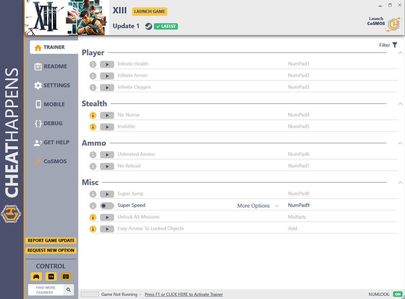 Трейнер +11 для версии с установленным Update 1 от CheatHappens.com