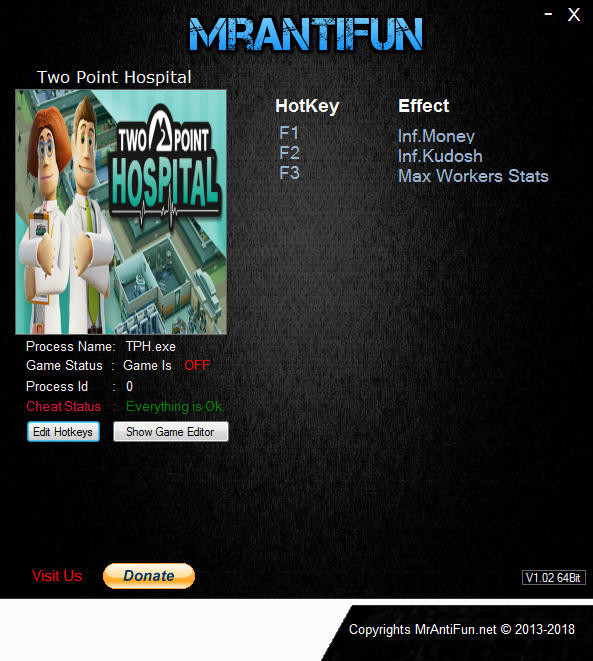 Трейнер +3 для версии 1.5.21458 от MrAntiFun