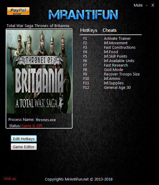 Трейнер +12 для версии 1.2.3 от MrAntiFun