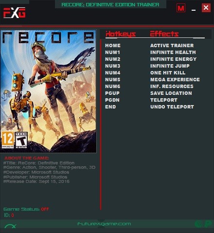 Трейнер +7 для версии 1.1.7468.2 от FutureX