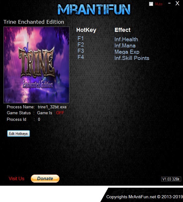 Трейнер +4 для версии от 11.03.2019 от MrAntiFun
