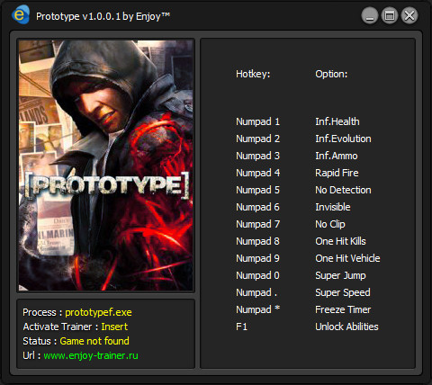 Трейнер +13 для версии 1.0.0.1 от Enjoy/ETR
