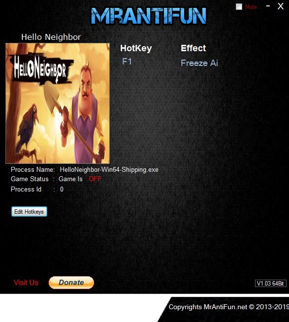 Трейнер +1 для версии от 19.05.2019 от MrAntiFun