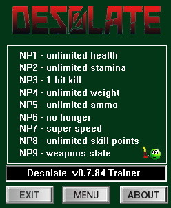 Трейнер +9 для версии 0.7.84 от dR.oLLe