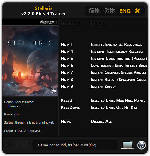 Трейнер +11 для версии 2.2.0 от FLiNG