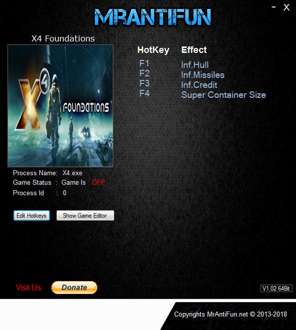 Трейнер +4 для версии 1.2 от MrAntiFun