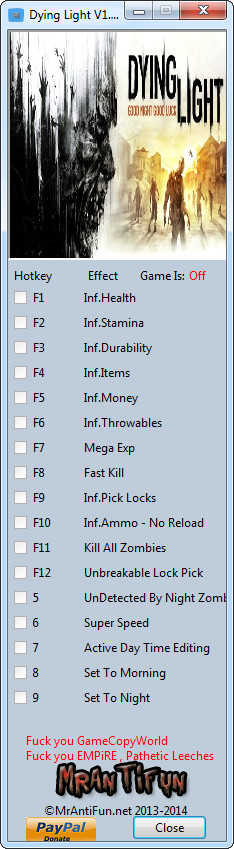Трейнер +17 для версии 1.6.2 от MrAntiFun
