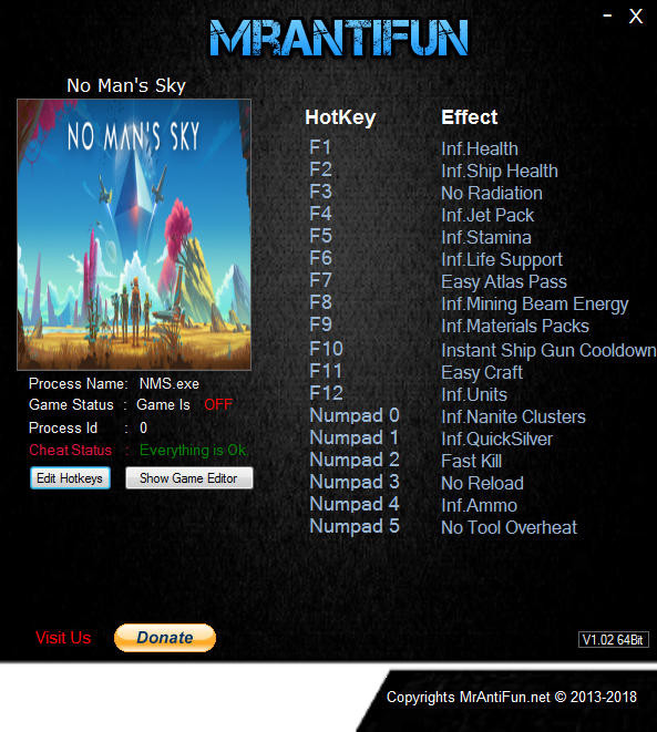 Трейнер +18 для версии от 07.26.2018 от MrAntiFun
