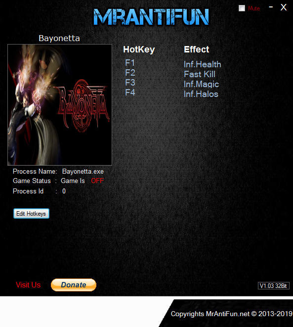 Трейнер +4 для версии 1.01 от MrAntiFun