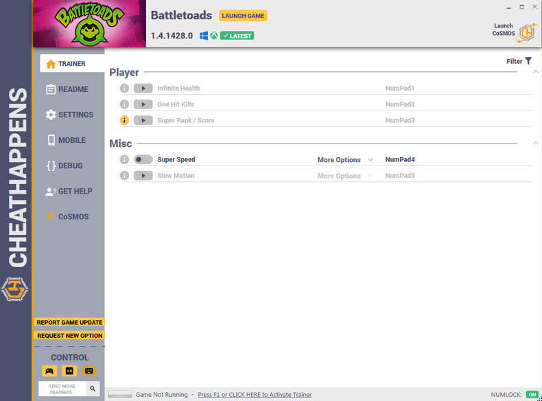 Трейнер +5 для версии 1.4.1428.0 от CheatHappens.com