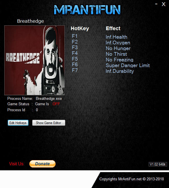 Трейнер +7 для версии 0.9.1.13 от MrAntiFun