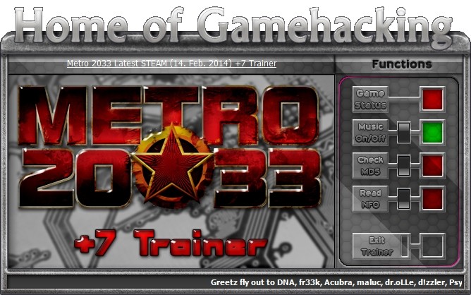 Трейнер +7 для версии от 17.02.2014 от iNvIcTUs oRCuS / HoG