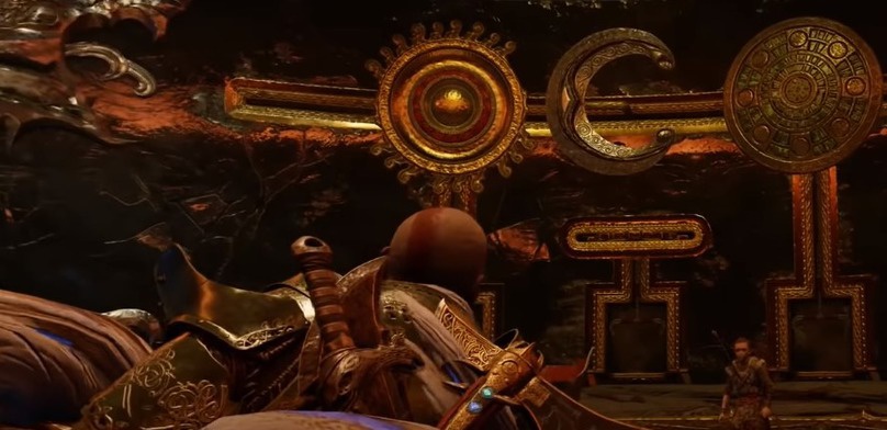 Как решить головоломку Луна, Мидгард, Солнце в God of War