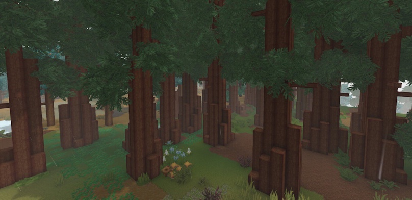 Где найти красное дерево (секвойю) в Hytale