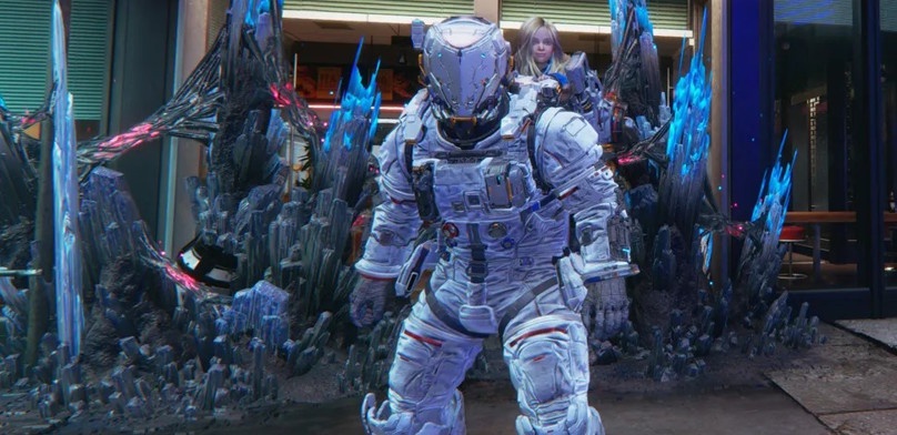 Как разрушить барьеры из синих кристаллов в Pragmata