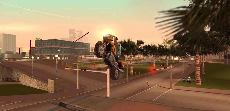 Карта уникальных прыжков в GTA Vice City The Definitive Edition