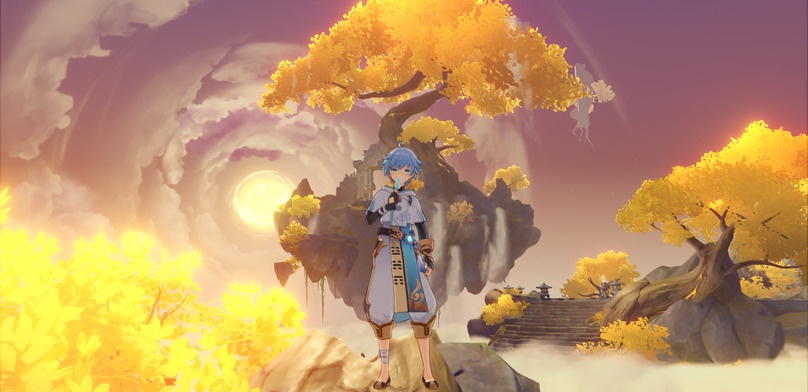 Прохождение подземелья Извилистая Тропа в Genshin Impact