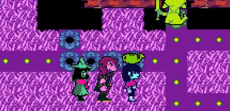 Как убрать Флорадинна, который преграждает путь, в Deltarune Chapter 5