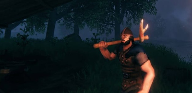Как сделать кирку в игре Valheim?