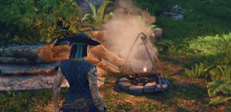 Как готовить еду и улучшать костер в Windrose