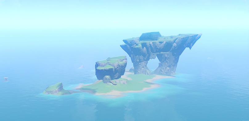 Как попасть на вершину Опасного острова в Genshin Impact