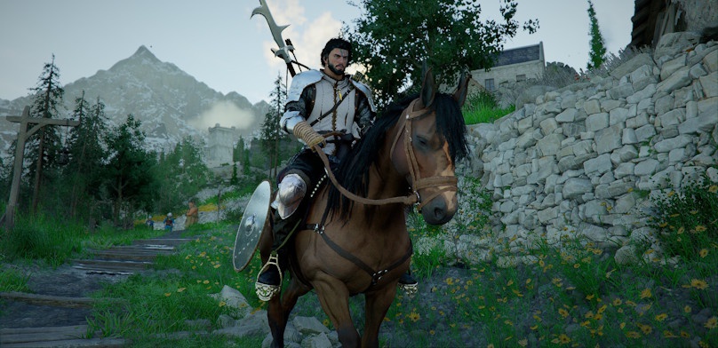 Как вылечить лошадь в Crimson Desert