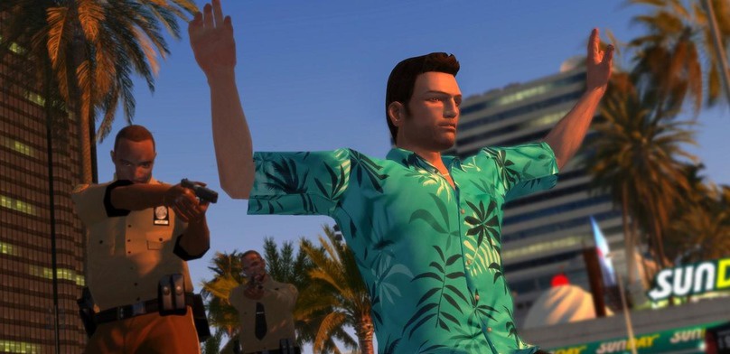 Карта спрятанных пакетов в GTA Vice City The Definitive Edition